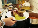 Rezept: Rouladen mit Knoblauchgurken und Serrano-Schinken Bild Nr. 6934 Rouladen mit Knoblauchgurken und Serrano-Schinken - Rezept - Bild Nr. 6934