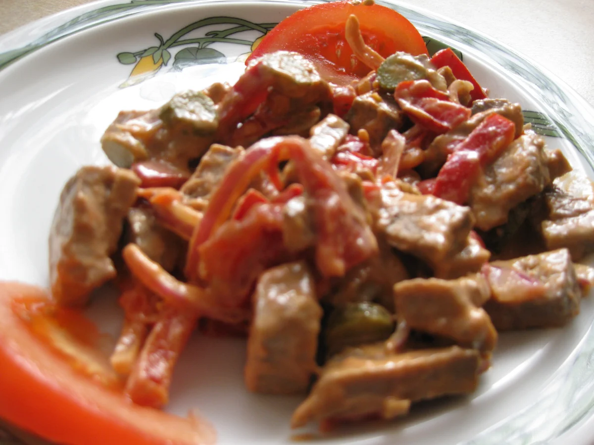 Rindfleischsalat auf pikante Art - Rezept - Bild Nr. 6940