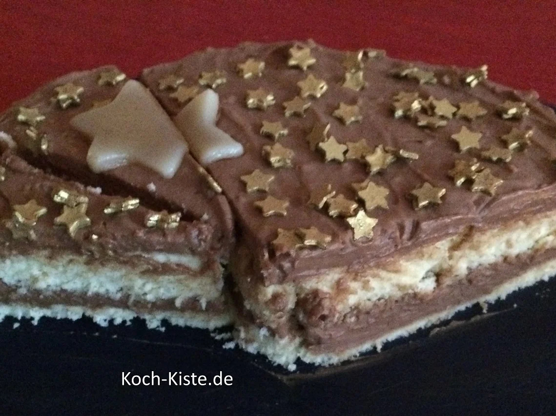 Nougat-Buttercreme Torte - Rezept - Bild Nr. 6958