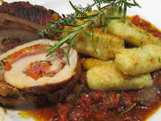 Fleisch: Schweinerouladen a´la Mamma di Toscana mit Peperonata-Soße - Rezept - Bild Nr. 6943