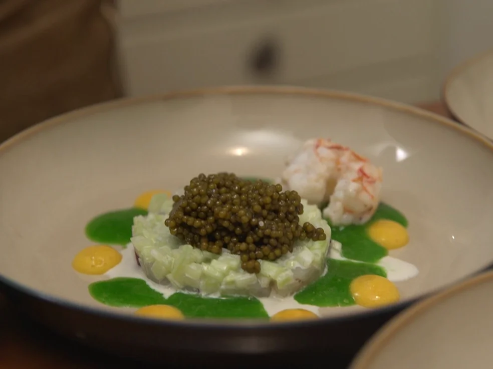 Langostino Royal mit Imperial, Gurke und Passionsfrucht - Rezept - Bild Nr. 6955