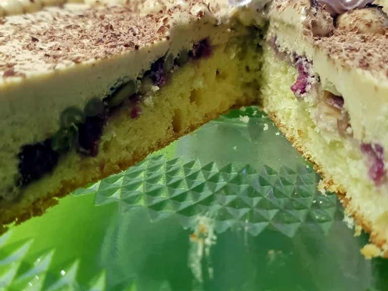 Kaffee Caramellcreme Granatapfel Kuchen - Rezept - Bild Nr. 6973