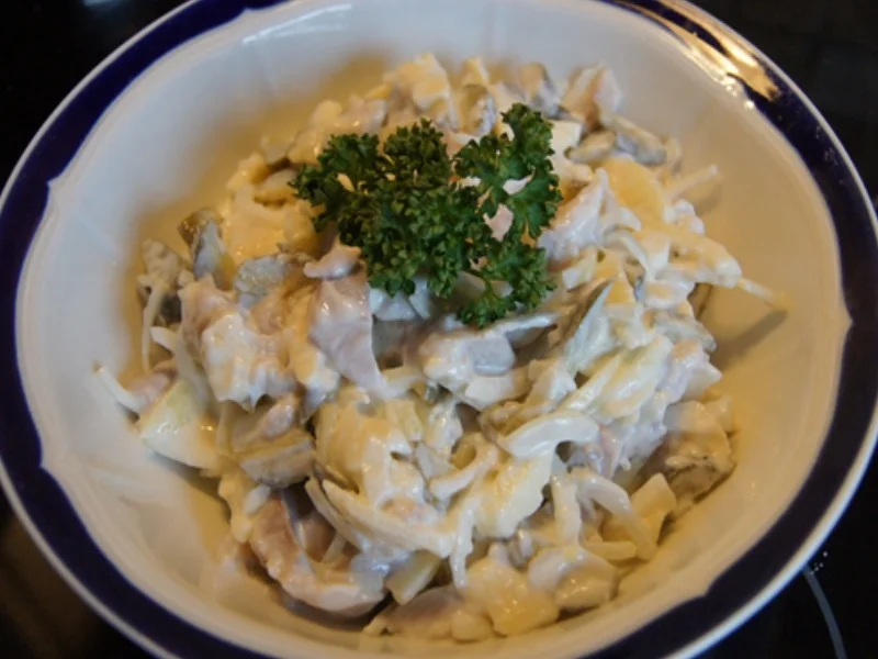 Matjesfiletsalat mit Pellkartoffeldrillingen - Rezept - Bild Nr. 9
