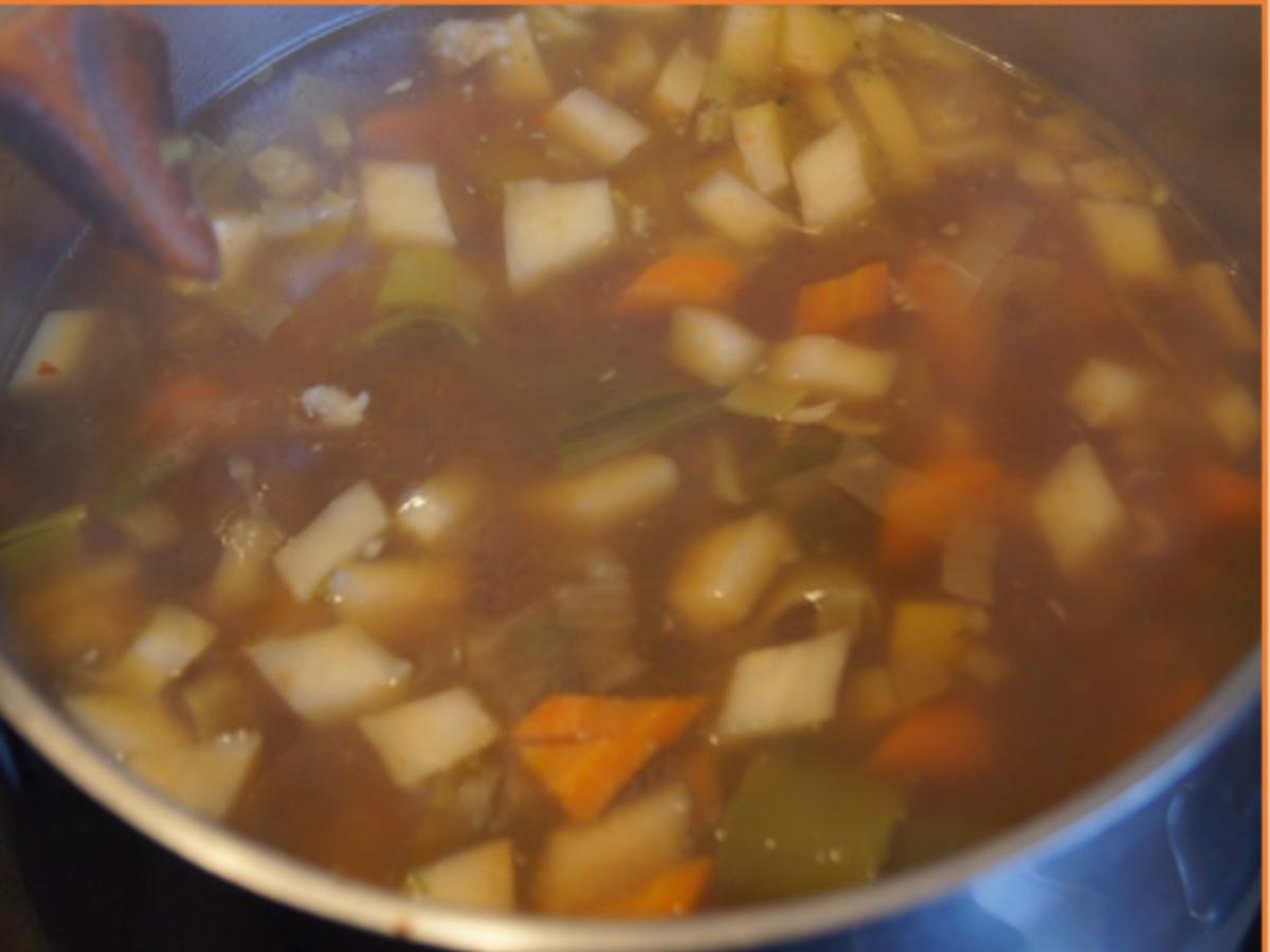 Eisbein-Gemüse-Suppe - Rezept - Bild Nr. 5