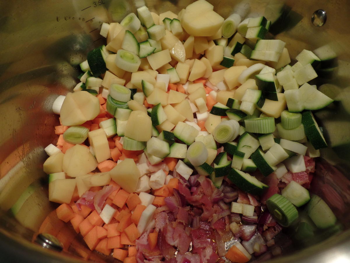 Gemüse-Bohnensuppe mit Chorizo - Rezept - Bild Nr. 6989