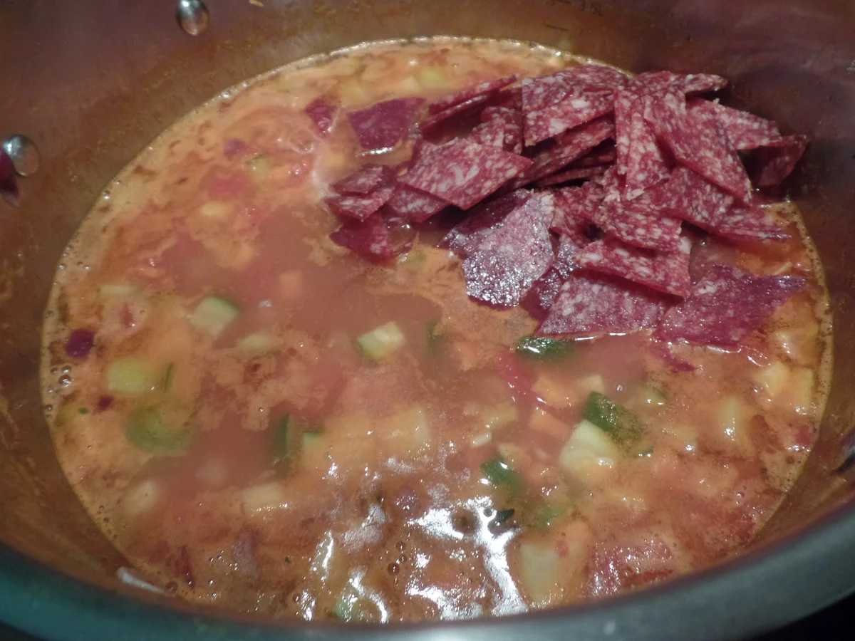 Gemüse-Bohnensuppe mit Chorizo - Rezept - Bild Nr. 6990