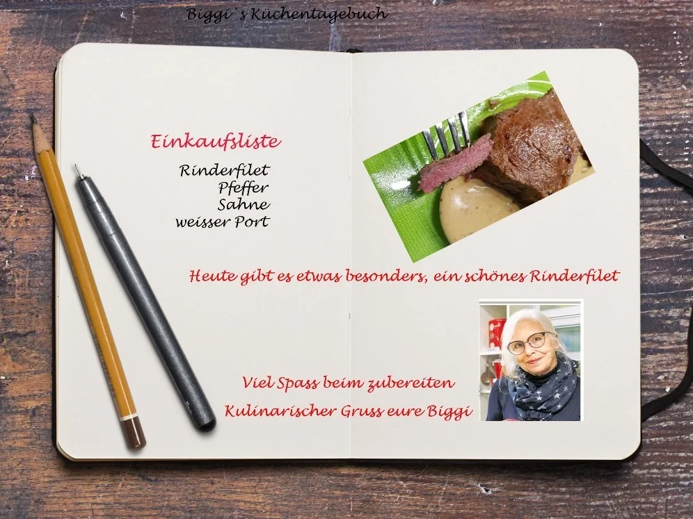 Rezept: Filetsteak mit Stilton Pfeffer Rahmsosse Bild Nr. 2 Filetsteak mit Stilton Pfeffer Rahmsosse - Rezept - Bild Nr. 2