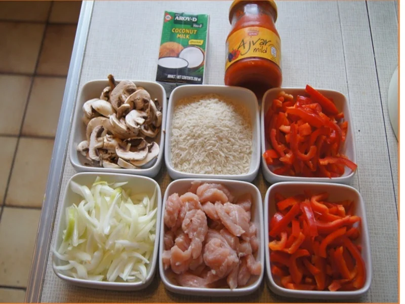 Rezept: Putengeschnetzeltes im Wok mit Basmatireis Bild Nr. 6990 Putengeschnetzeltes im Wok mit Basmatireis - Rezept - Bild Nr. 6990