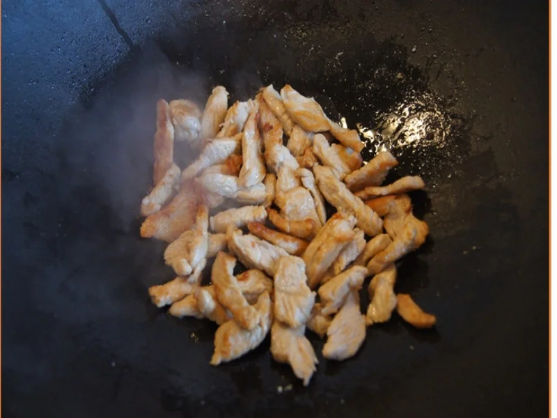 Rezept: Putengeschnetzeltes im Wok mit Basmatireis Bild Nr. 6992 Putengeschnetzeltes im Wok mit Basmatireis - Rezept - Bild Nr. 6992