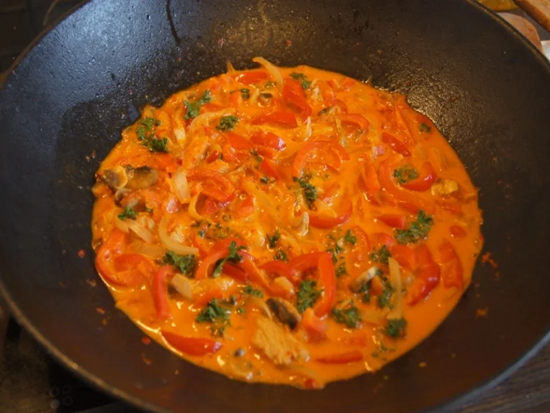 Rezept: Putengeschnetzeltes im Wok mit Basmatireis Bild Nr. 7006 Putengeschnetzeltes im Wok mit Basmatireis - Rezept - Bild Nr. 7006