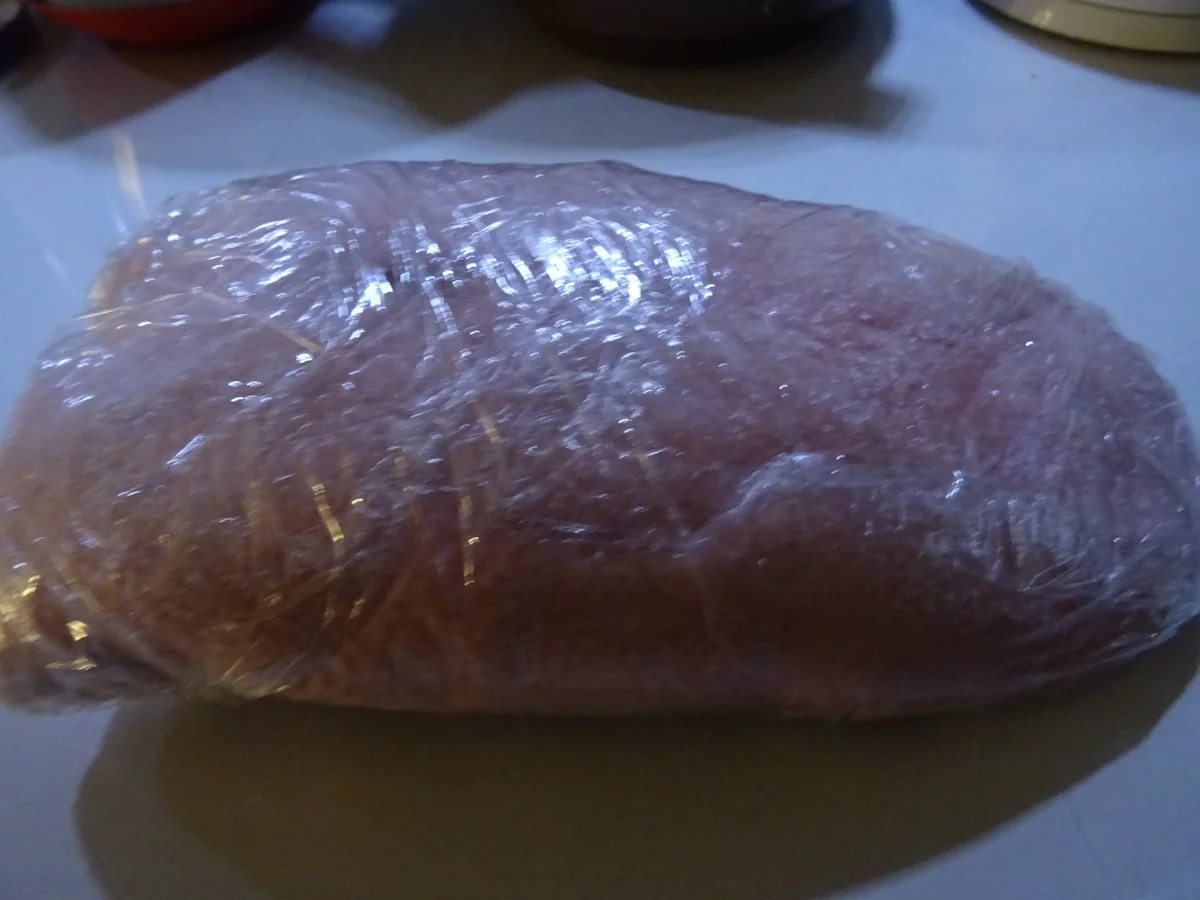 Gepökelte Gänsebrust mit Steinpilz-Rahmsoße und Brezen-Serviettenknödel - Rezept - Bild Nr. 6985