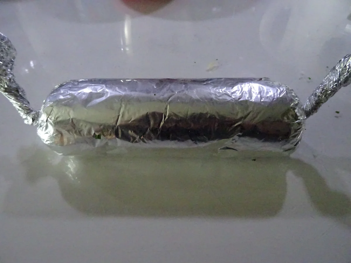 Gepökelte Gänsebrust mit Steinpilz-Rahmsoße und Brezen-Serviettenknödel - Rezept - Bild Nr. 6989