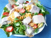 Feldsalat mit Linsen und Räucherfisch - Rezept - Bild Nr. 7