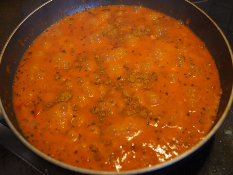Spaghetti mit Ajvar und Putenbrustfilet - Rezept - Bild Nr. 13