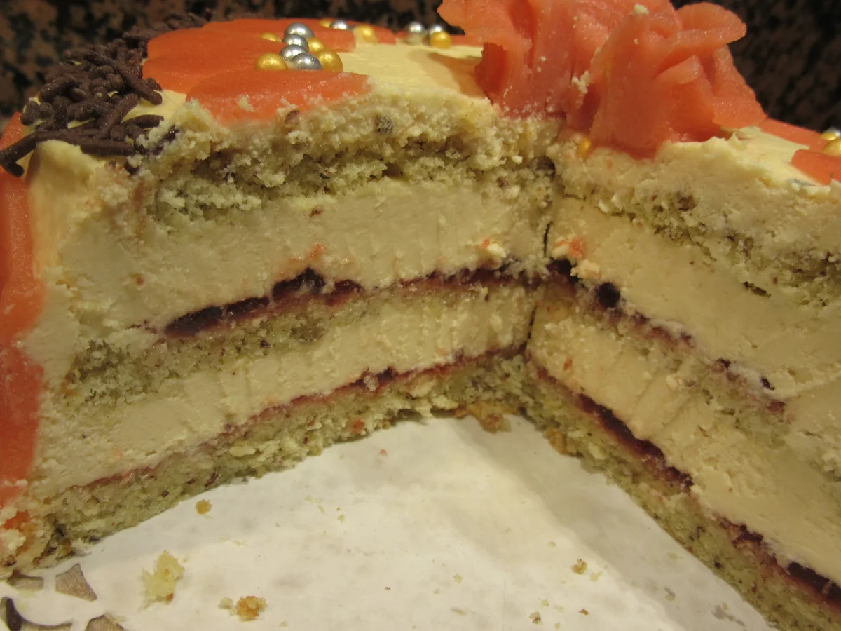 Rezept: Backen: Bailey´s-Buttercreme-Torte (20iger Form) Bild Nr. 7021 Backen: Bailey´s-Buttercreme-Torte (20iger Form) - Rezept - Bild Nr. 7021