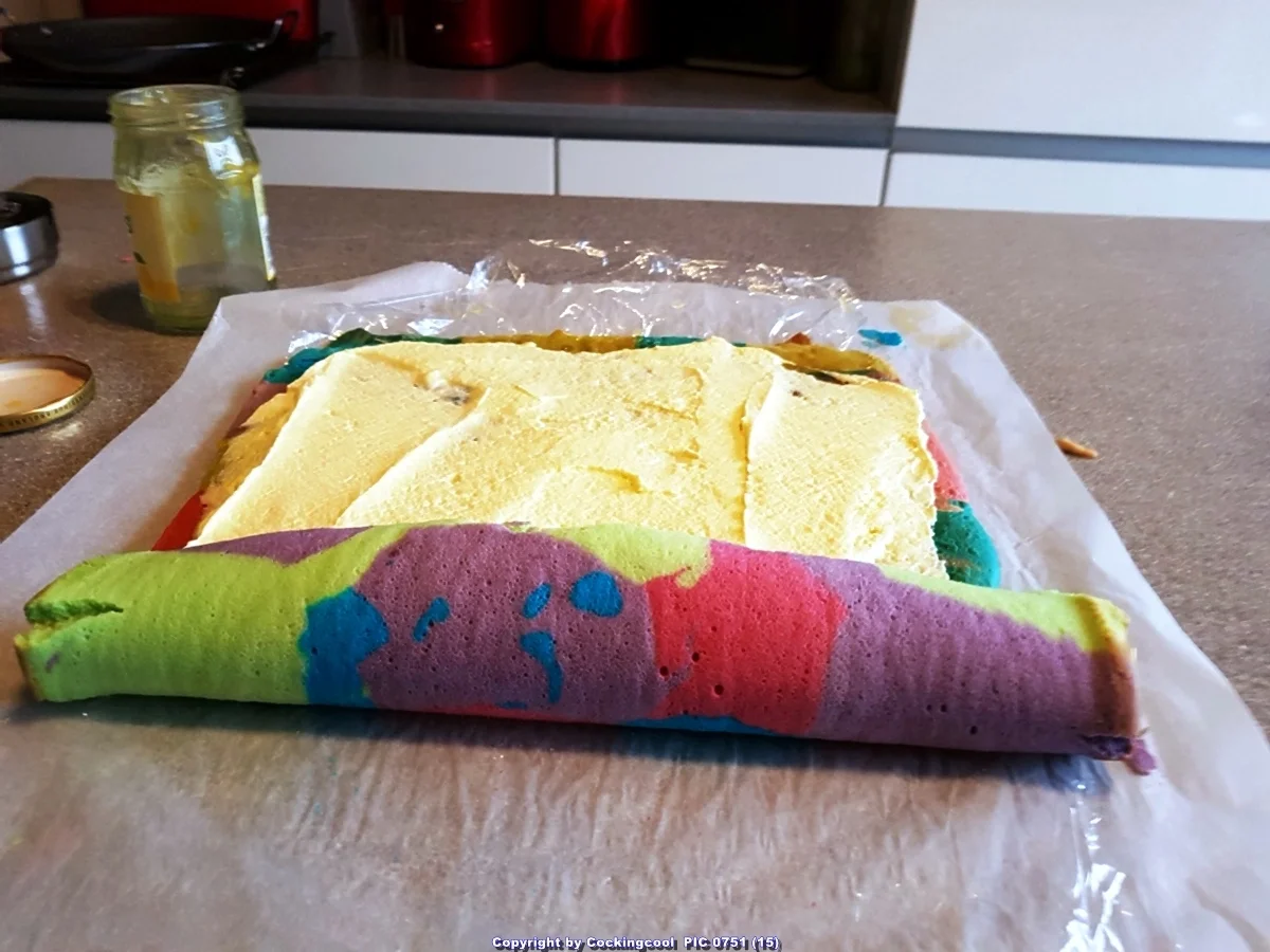 Biskuitrolle heute "in echt Starken Farben" wurde Rezept des Jahres 2019 - Rezept - Bild Nr. 7020