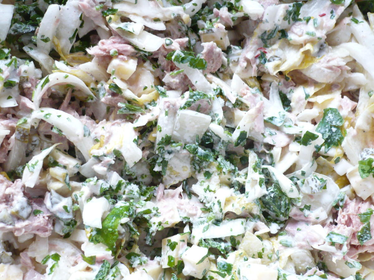 Chicoreesalat mit Thunfisch - einfach - von rollimops