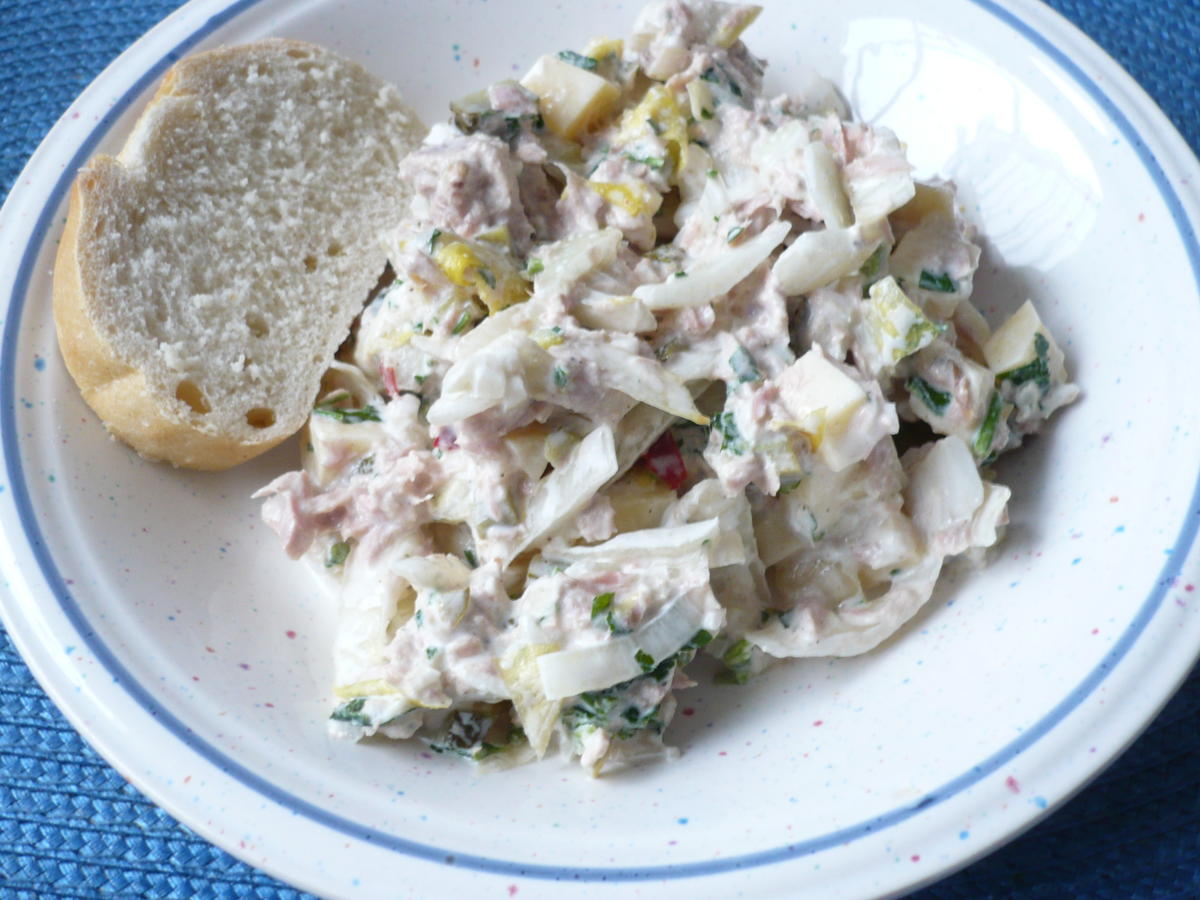 Chicoreesalat mit Thunfisch - einfach - von rollimops