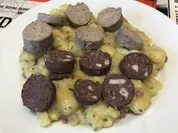 Soßenkartoffeln ala Oma mit hausmacher Wurst - Rezept - Bild Nr. 2
