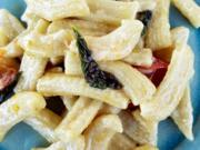 Nudelröhren in geräuchertem Olivenoel und Parmesan - Rezept - Bild Nr. 7
