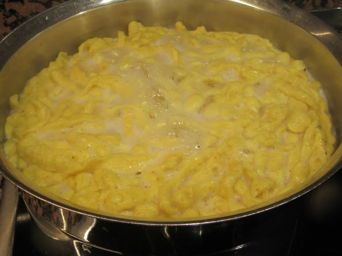 Auflauf: Safranspätzle in Käsecreme - Rezept - Bild Nr. 7046