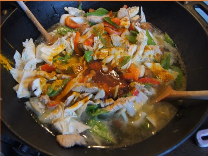 Rezept: Putenbrustfilet-Gemüse-Wok mit Jasmin Reis Bild Nr. 7039 Putenbrustfilet-Gemüse-Wok mit Jasmin Reis - Rezept - Bild Nr. 7039