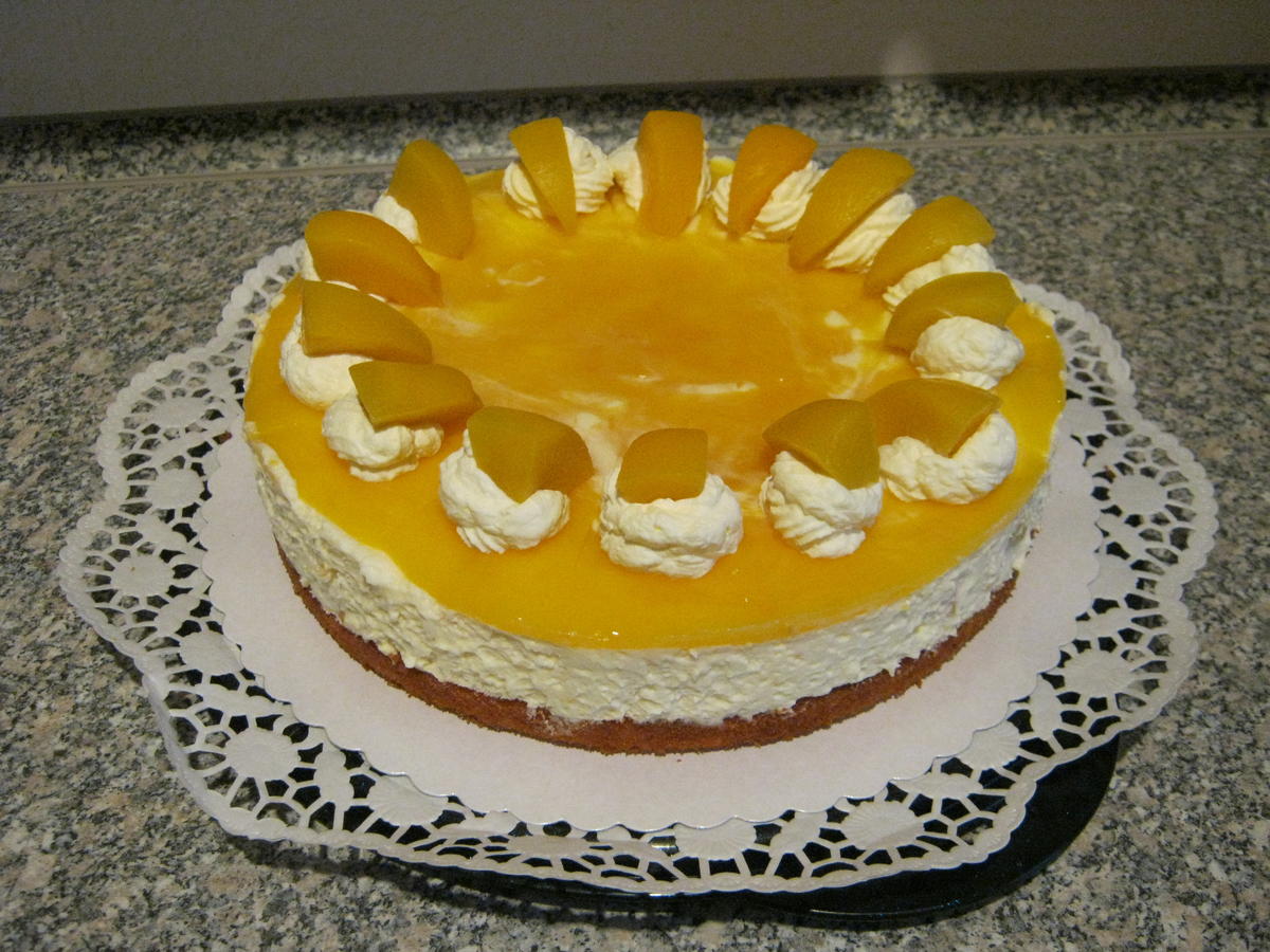 Pfirsich~Maracuja~Torte - Rezept - Bild Nr. 7028