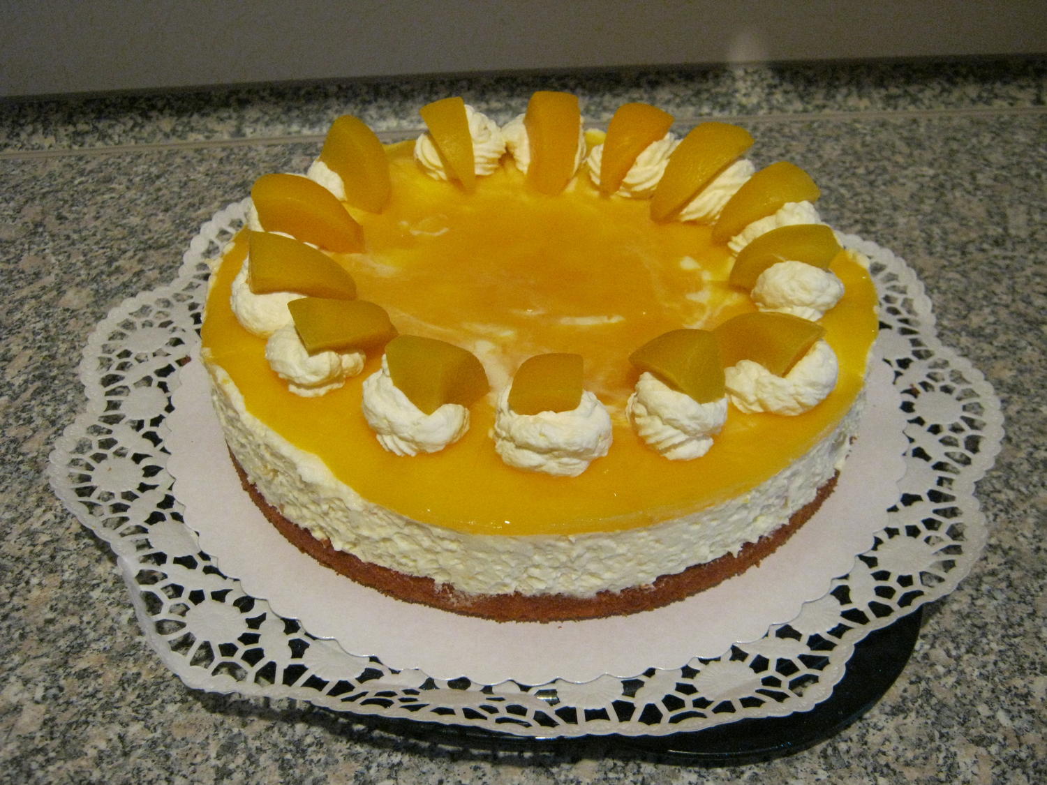 Pfirsich~Maracuja~Torte - Rezept mit Bild - kochbar.de