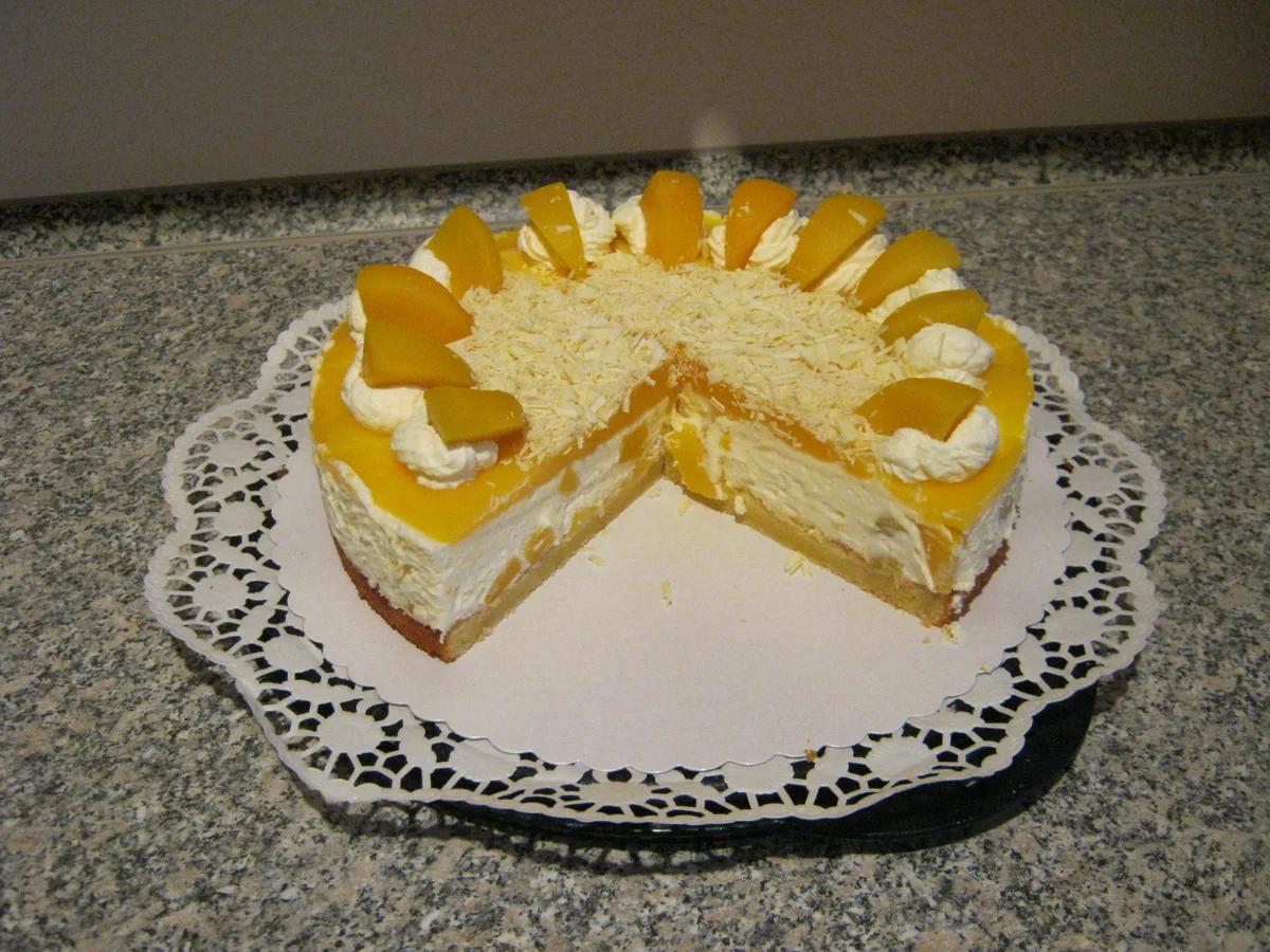 Pfirsich~Maracuja~Torte - Rezept - Bild Nr. 7029