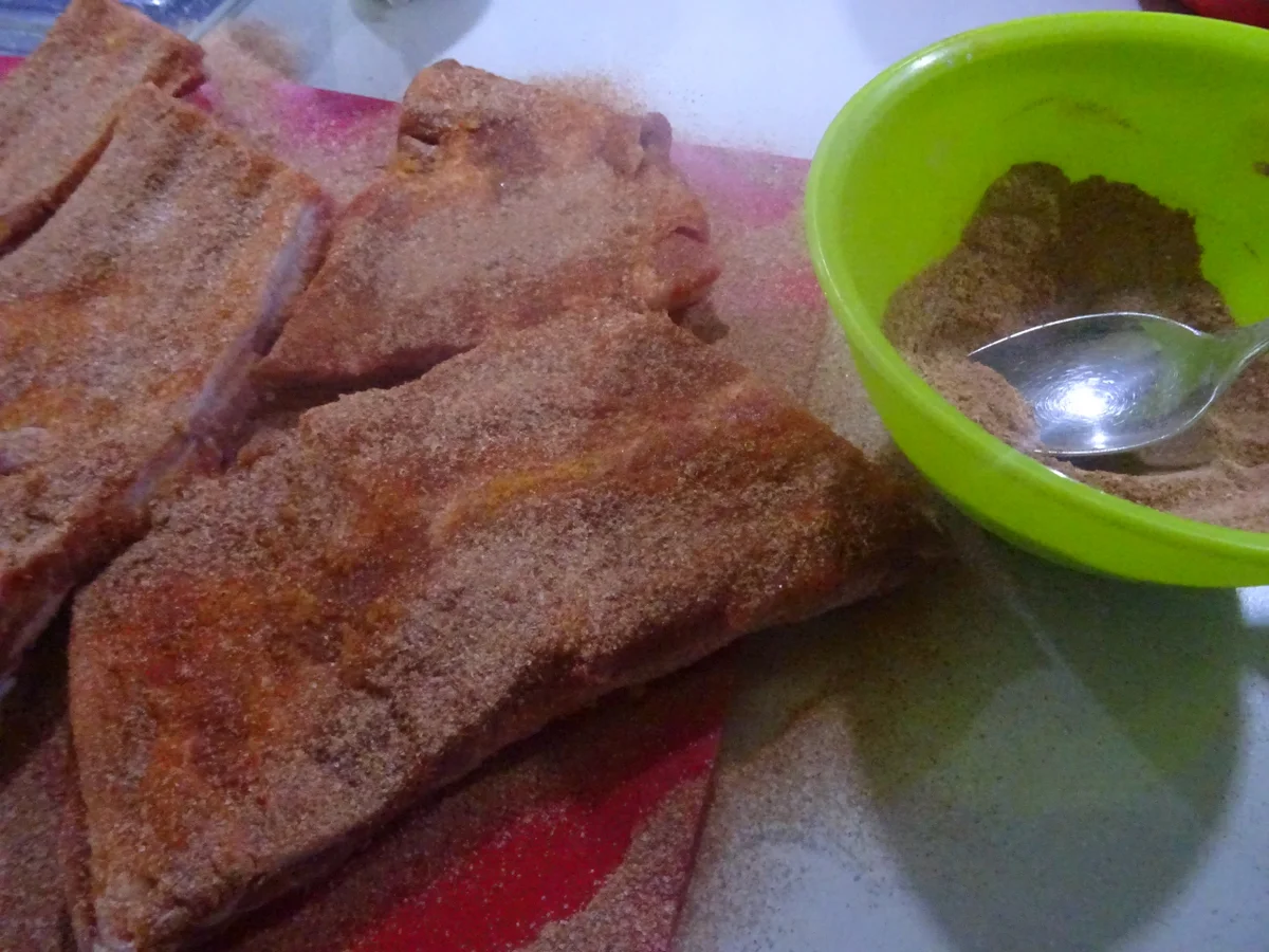 Rezept: Spare Ribs "spicy", glasiert mit BBQ-Soße Bild Nr. 7035 Spare Ribs "spicy", glasiert mit BBQ-Soße - Rezept - Bild Nr. 7035