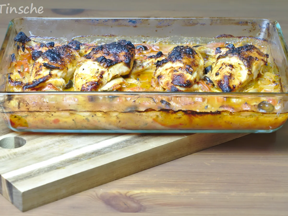 Rezept: Sizilianisches Hähnchen Bild Nr. 7050 Sizilianisches Hähnchen - Rezept - Bild Nr. 7050