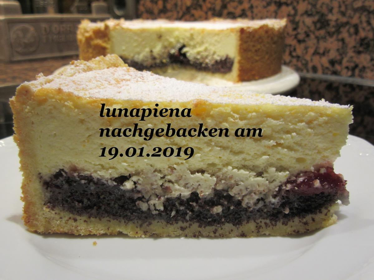 Mohn-Quark- Kuchen mit Preiselbeermarmelade - Rezept - Bild Nr. 7062