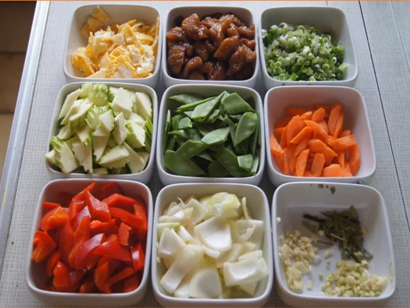 Nasi Goreng mit Putenbrust und Basmatireis - Rezept - Bild Nr. 9