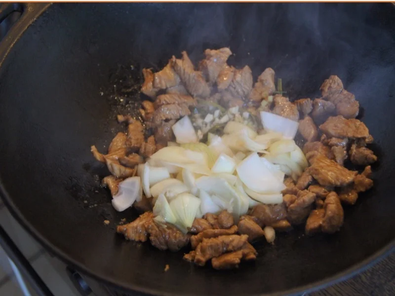 Nasi Goreng mit Putenbrust und Basmatireis - Rezept - Bild Nr. 11