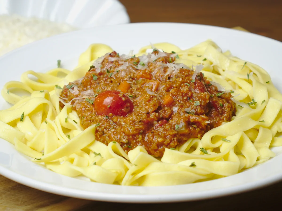 Rezept: Veggie-Bolognese Bild Nr. 7080 Veggie-Bolognese - Rezept - Bild Nr. 7080