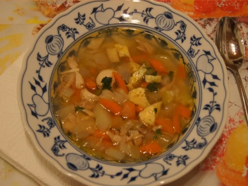 Hähnchen-Gemüsesuppe XXL - Rezept - Bild Nr. 7076