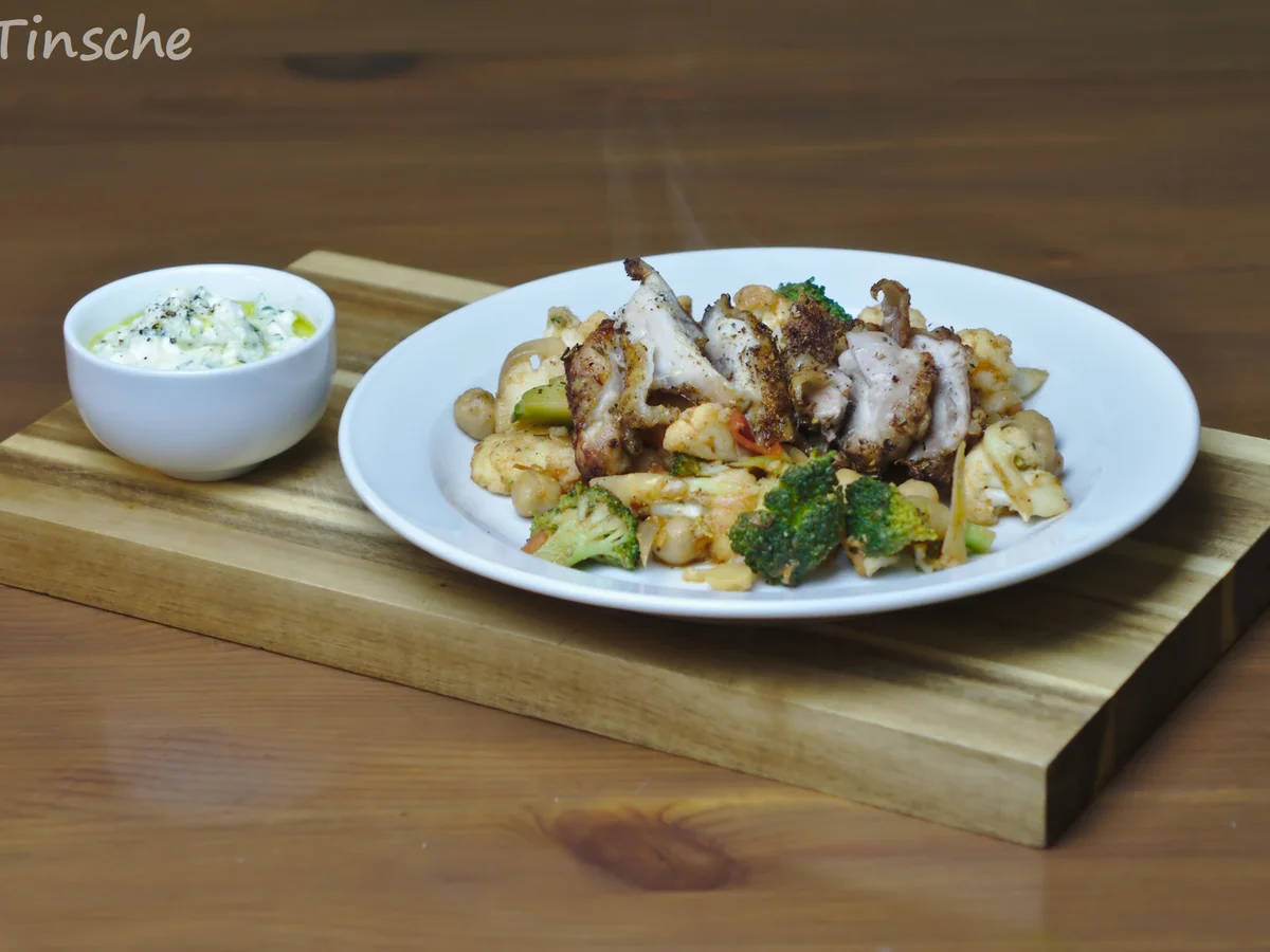 Pollo Fino "Gyrosart" & Hüttenkäse-Tzaziki - Rezept - Bild Nr. 2