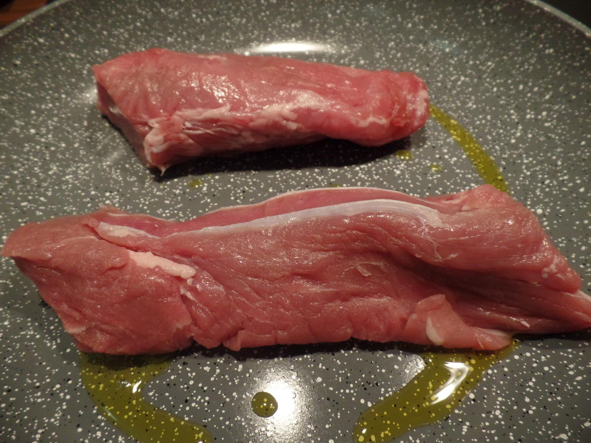 Schweinefilet mit Meerrettichsauce und Kartoffel-Parmesan-Stampf - Rezept - Bild Nr. 7083