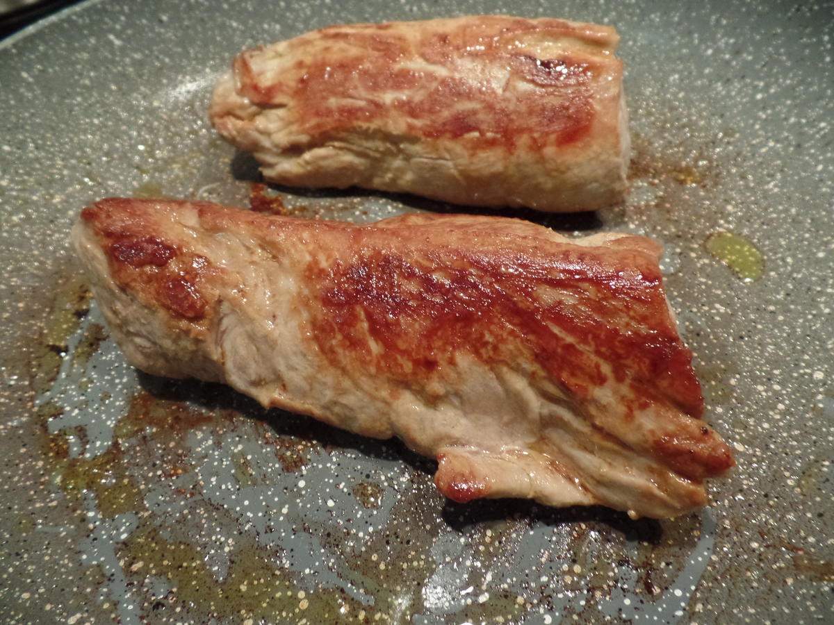 Schweinefilet mit Meerrettichsauce und Kartoffel-Parmesan-Stampf - Rezept - Bild Nr. 7084