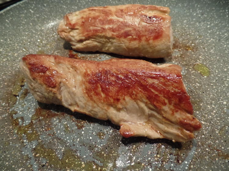 Schweinefilet mit Meerrettichsauce und Kartoffel Parmesan Stampf ...