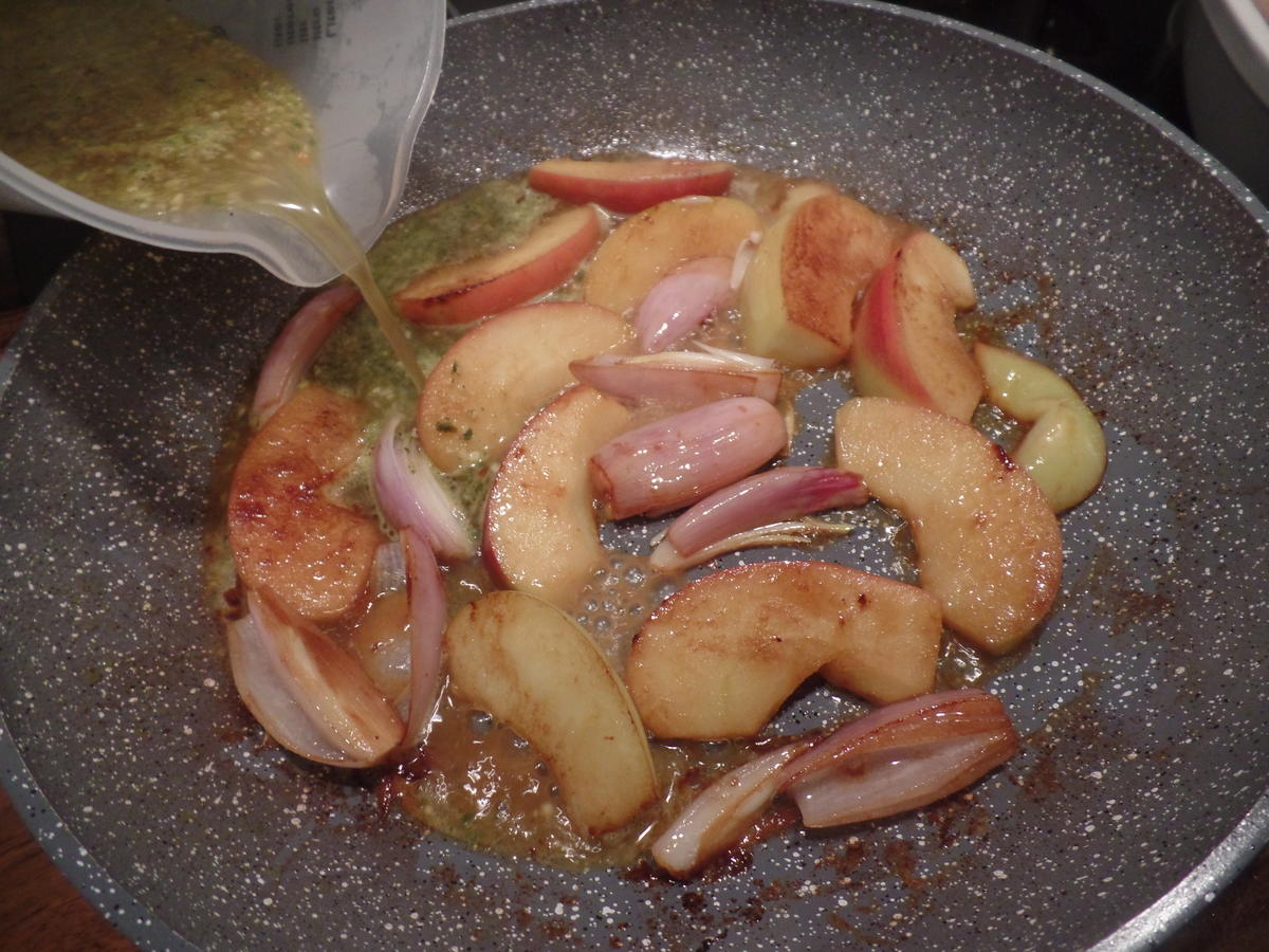 Schweinefilet mit Meerrettichsauce und Kartoffel-Parmesan-Stampf - Rezept - Bild Nr. 7087