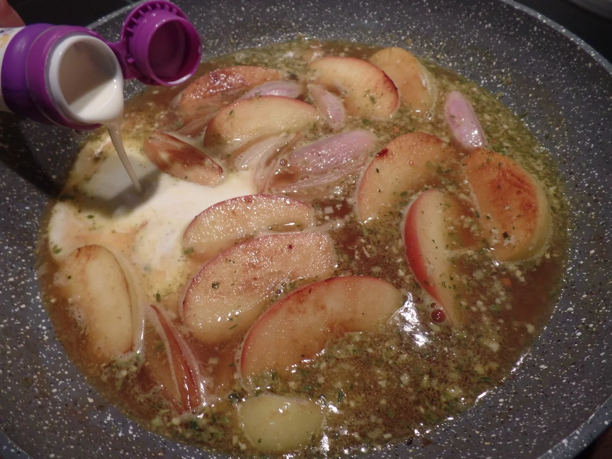 Schweinefilet mit Meerrettichsauce und Kartoffel-Parmesan-Stampf - Rezept - Bild Nr. 7089