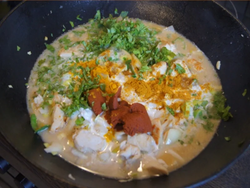 Hähnchenbrustfilet-Curry mit Jasmin Reis - Rezept - Bild Nr. 7