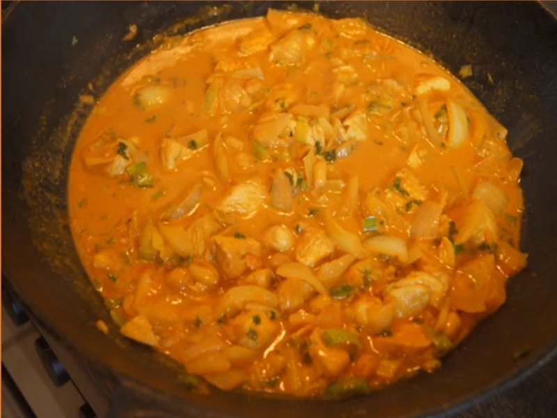 Hähnchenbrustfilet-Curry mit Jasmin Reis - Rezept - Bild Nr. 8