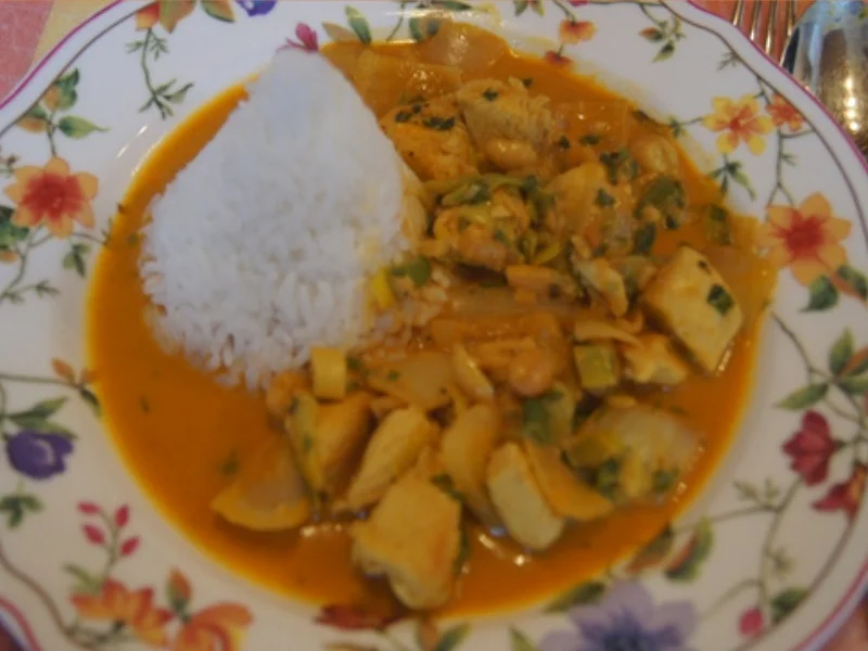 Hähnchenbrustfilet-Curry mit Jasmin Reis - Rezept - Bild Nr. 9