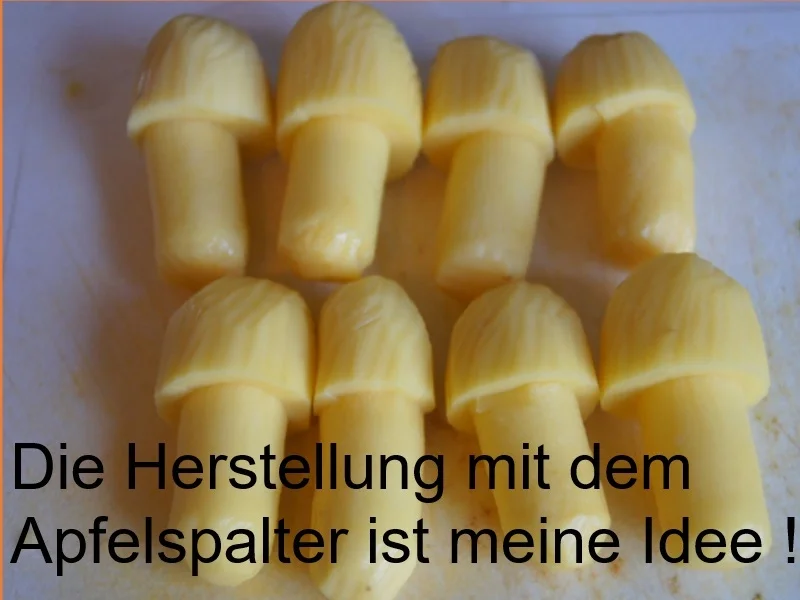 Herzhafter Matjessalat mit Kartoffelpilzen - Rezept - Bild Nr. 9