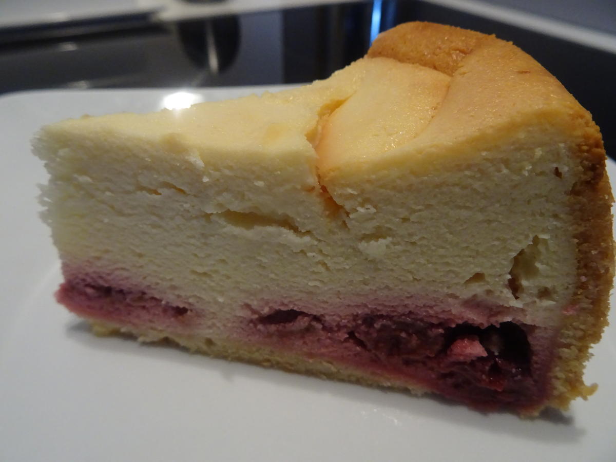 Eierlikör-Käsekuchen mit Himbeeren - Rezept - Bild Nr. 7108