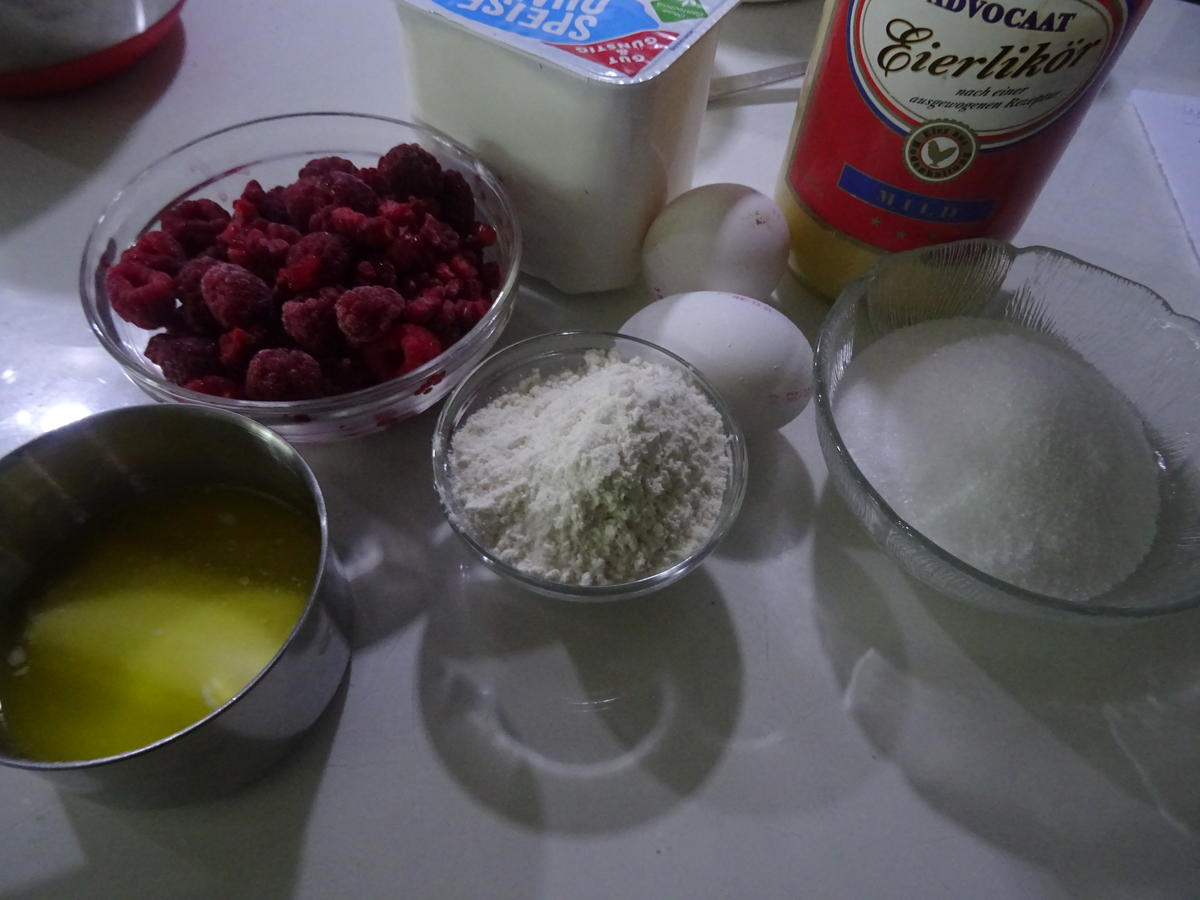 Eierlikör-Käsekuchen mit Himbeeren - Rezept - Bild Nr. 7116