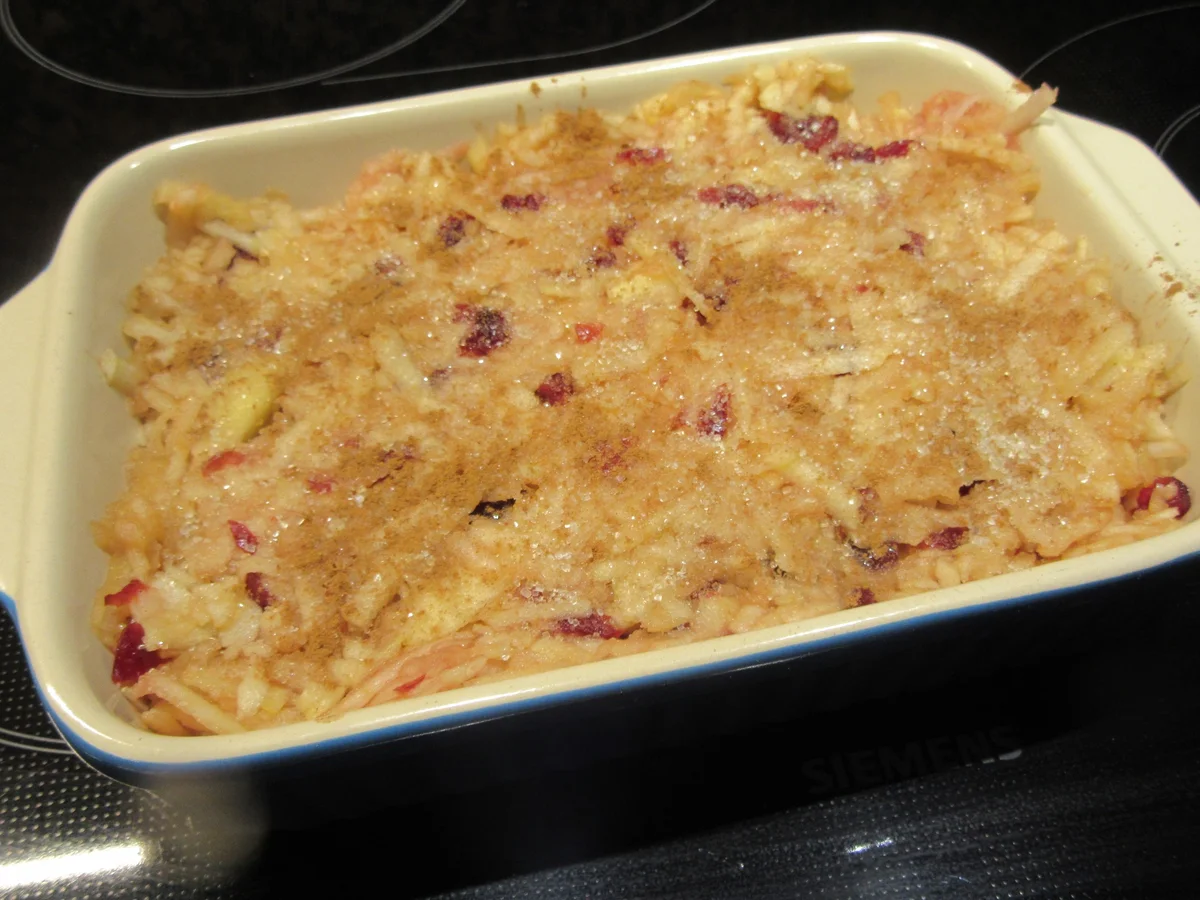 Rezept: Auflauf: Waffelauflauf mit Äpfeln und Vanillesoße Bild Nr. 7117 Auflauf: Waffelauflauf mit Äpfeln und Vanillesoße - Rezept - Bild Nr. 7117