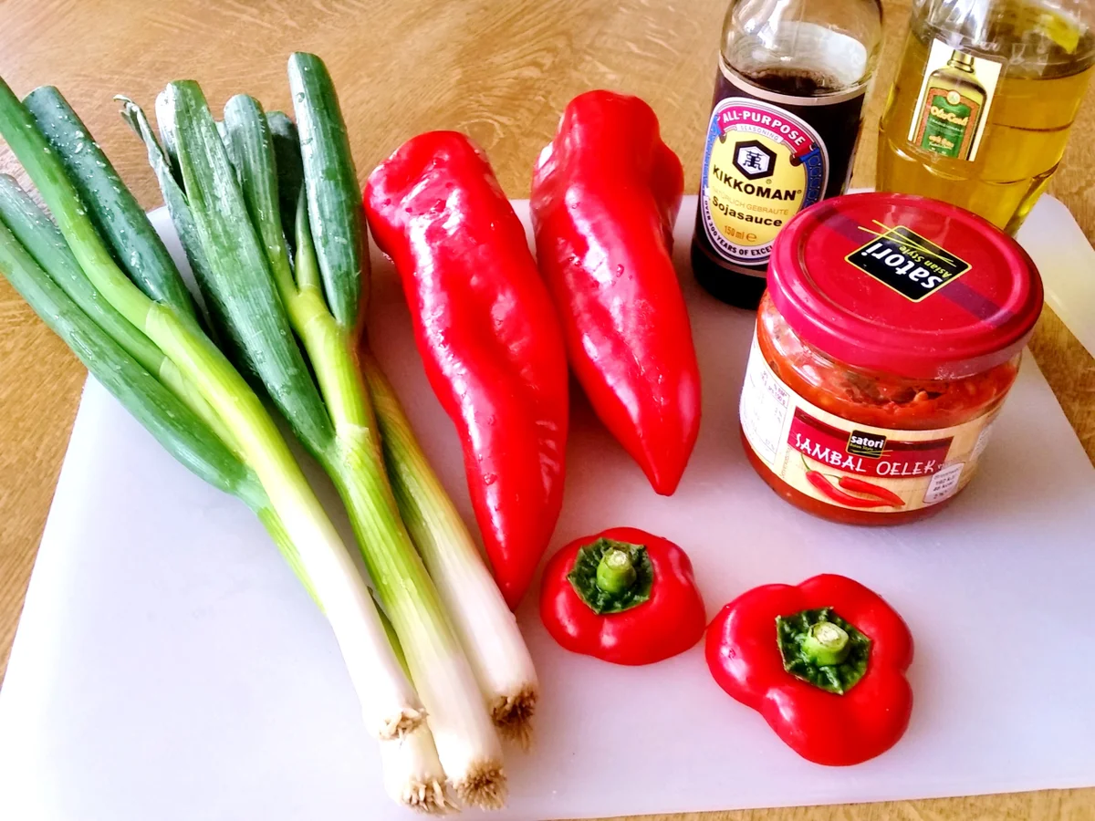 Erfrischend buntes Wokgemüse - Rezept - Bild Nr. 7116